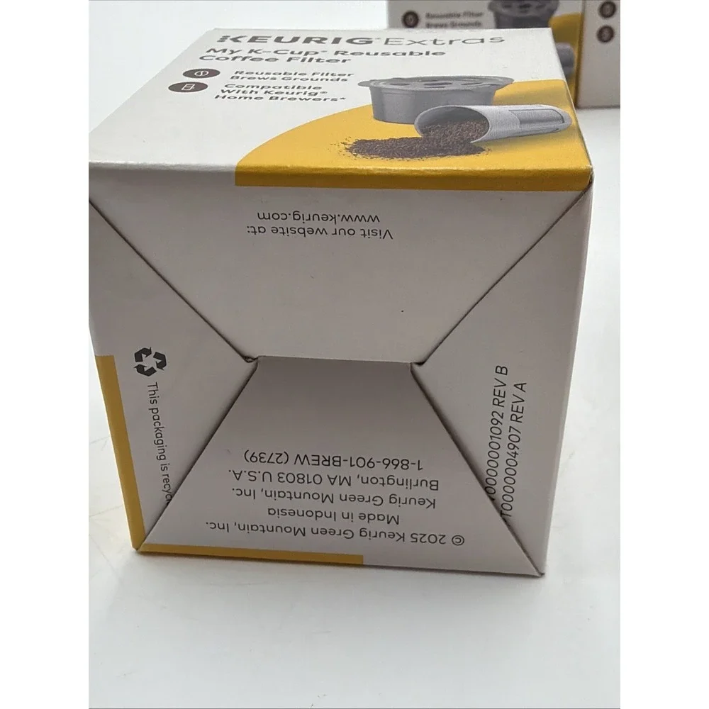 Lot Of 3 KEURIG Extra My K-Cup Universal Reusable Filter FREE Shipping